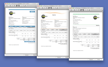 macOS - OS X Számlázó program