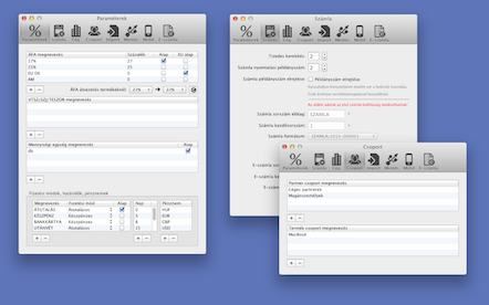 macOS - OS X Számlázó program
